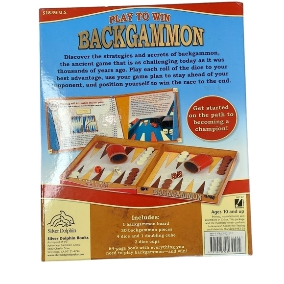 Backgammon Game Strategies and Secrets by Elliott Winslow and Elliot Winslow - Picture 2 of 16